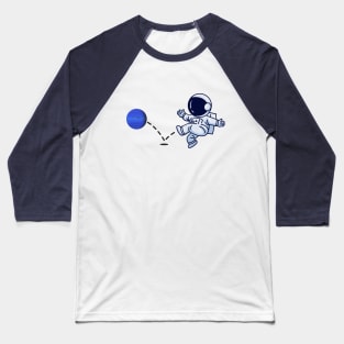 Astronaut plays Neptune Soccer Baseball T-Shirt